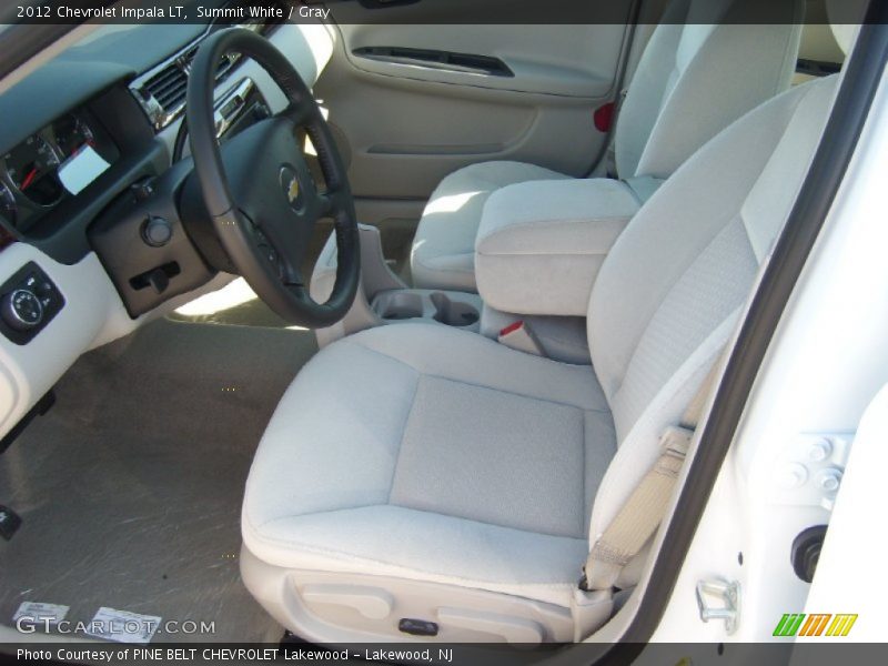 Summit White / Gray 2012 Chevrolet Impala LT