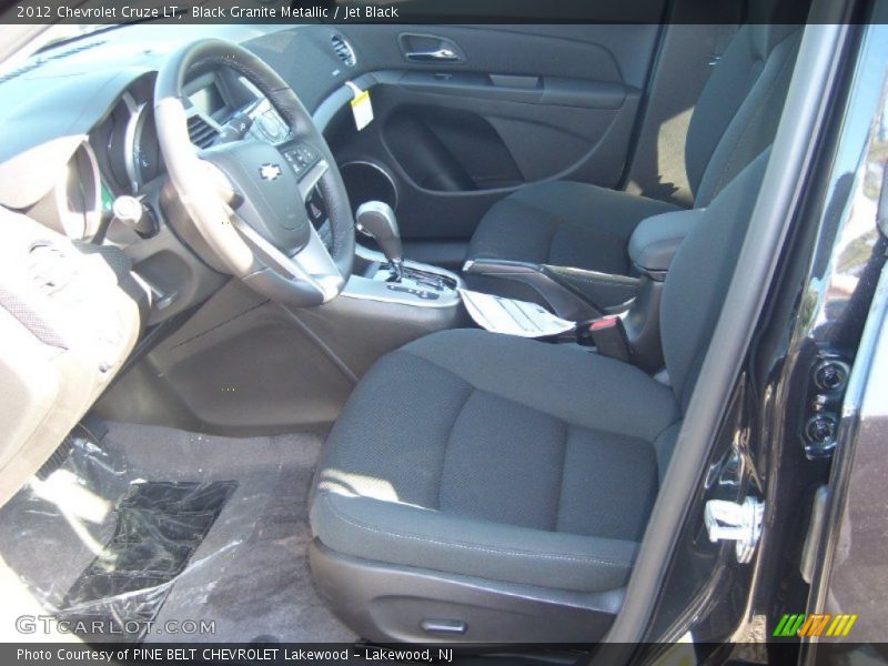 Black Granite Metallic / Jet Black 2012 Chevrolet Cruze LT