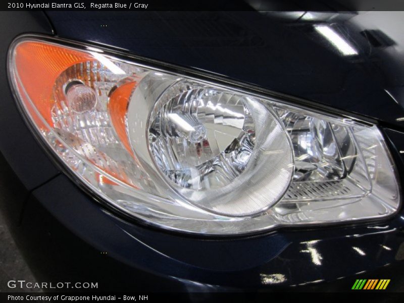 Regatta Blue / Gray 2010 Hyundai Elantra GLS