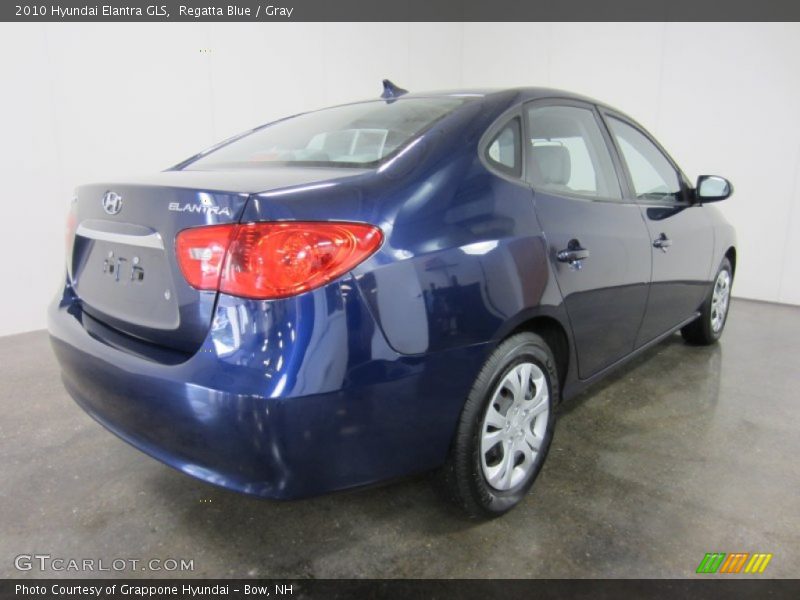 Regatta Blue / Gray 2010 Hyundai Elantra GLS
