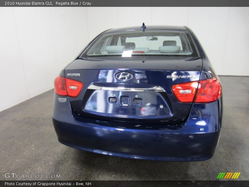 Regatta Blue / Gray 2010 Hyundai Elantra GLS