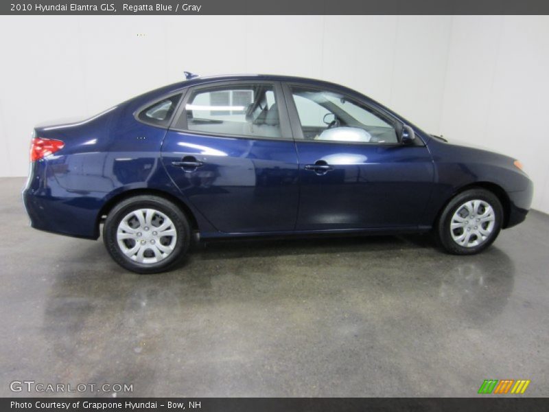 Regatta Blue / Gray 2010 Hyundai Elantra GLS