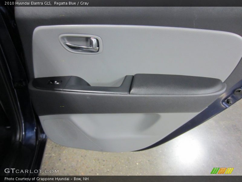Regatta Blue / Gray 2010 Hyundai Elantra GLS