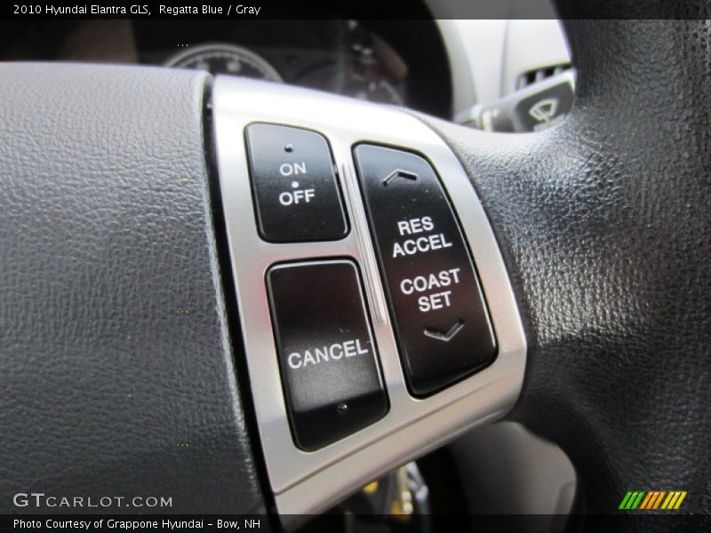 Regatta Blue / Gray 2010 Hyundai Elantra GLS