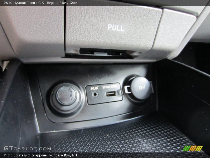 Regatta Blue / Gray 2010 Hyundai Elantra GLS