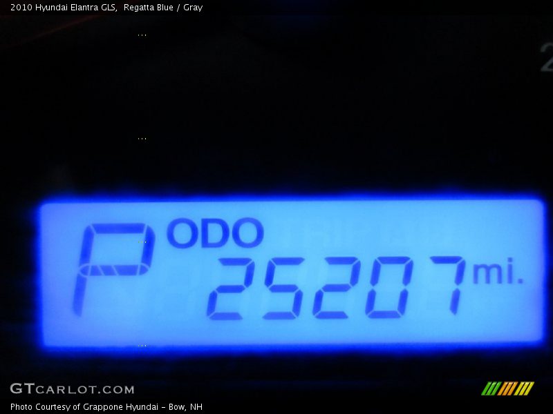 Regatta Blue / Gray 2010 Hyundai Elantra GLS