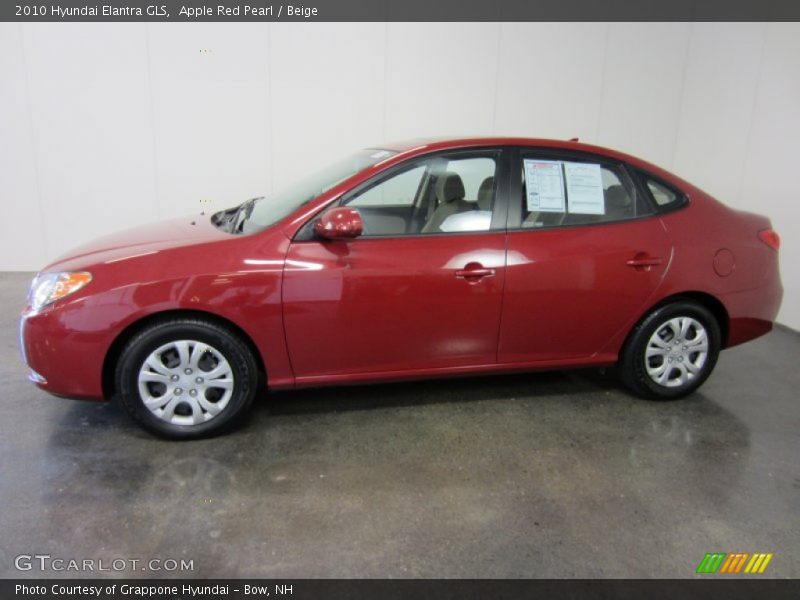 Apple Red Pearl / Beige 2010 Hyundai Elantra GLS