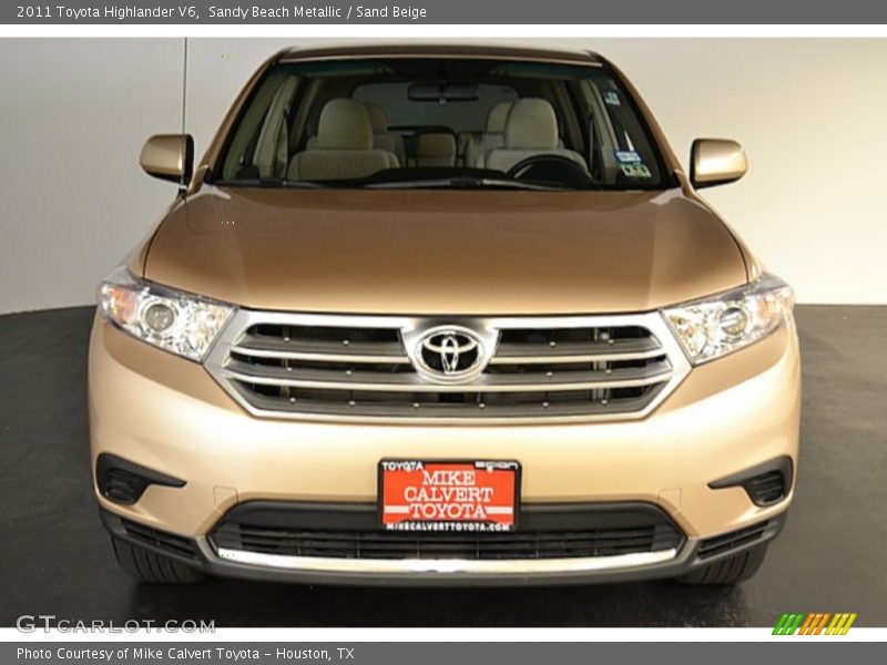 Sandy Beach Metallic / Sand Beige 2011 Toyota Highlander V6