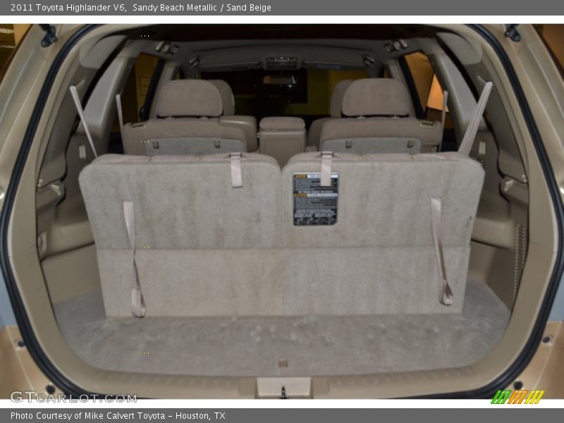 Sandy Beach Metallic / Sand Beige 2011 Toyota Highlander V6