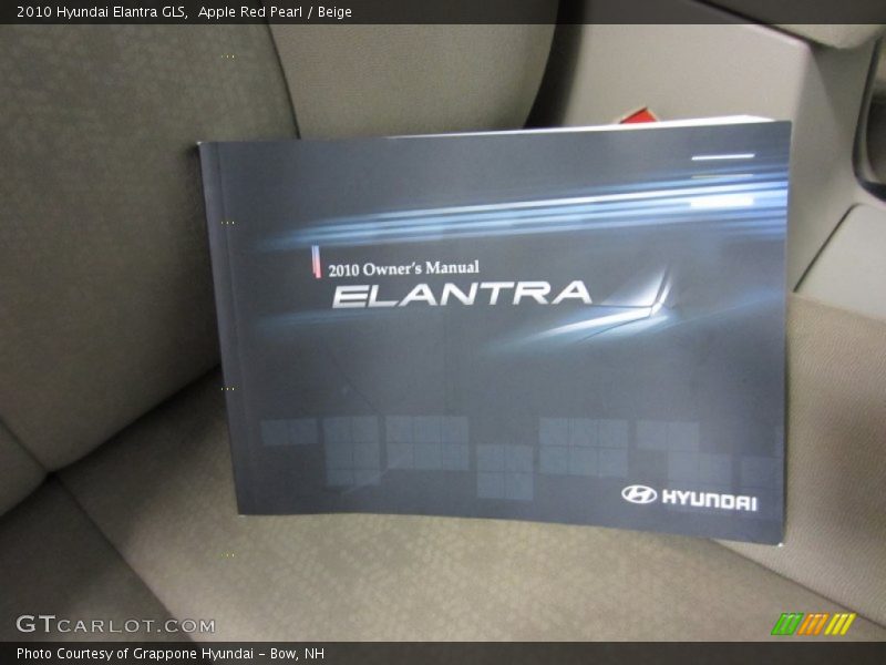Apple Red Pearl / Beige 2010 Hyundai Elantra GLS