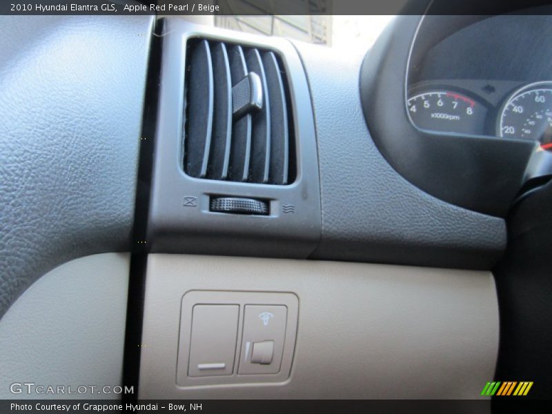 Apple Red Pearl / Beige 2010 Hyundai Elantra GLS