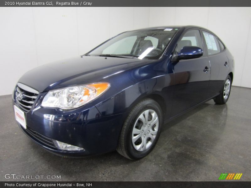 Regatta Blue / Gray 2010 Hyundai Elantra GLS