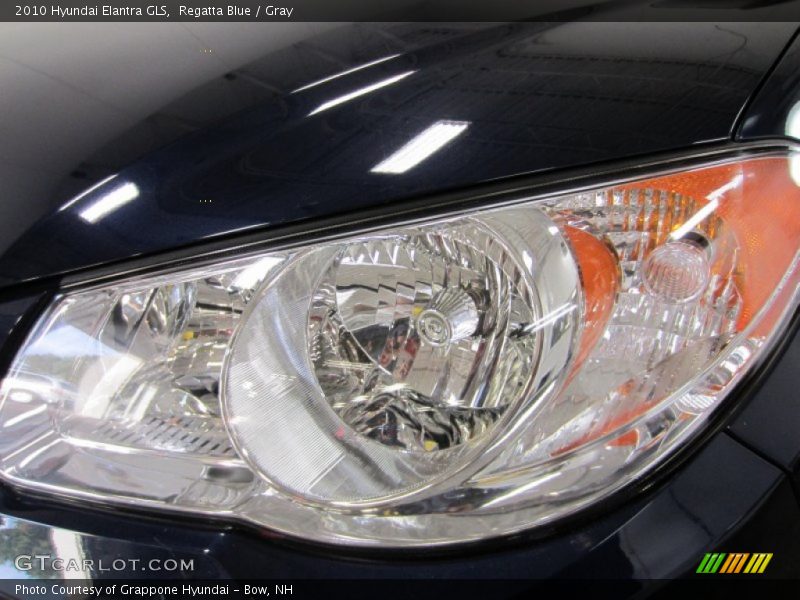 Regatta Blue / Gray 2010 Hyundai Elantra GLS