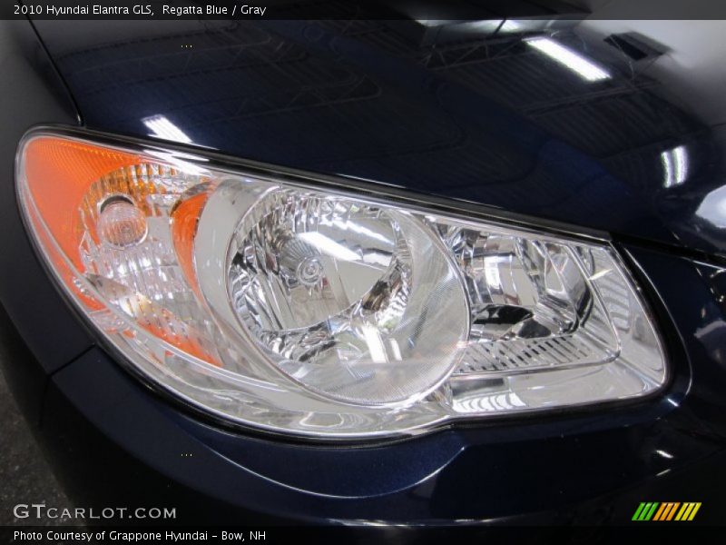 Regatta Blue / Gray 2010 Hyundai Elantra GLS