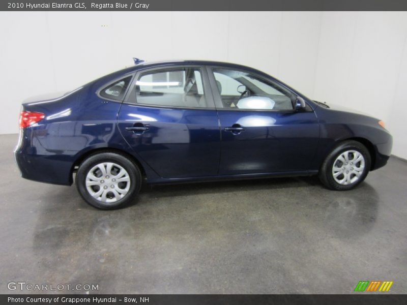 Regatta Blue / Gray 2010 Hyundai Elantra GLS