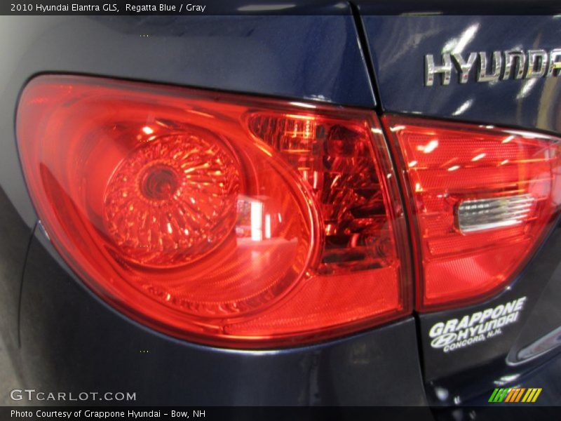 Regatta Blue / Gray 2010 Hyundai Elantra GLS