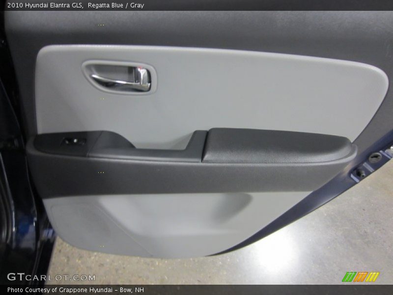 Regatta Blue / Gray 2010 Hyundai Elantra GLS
