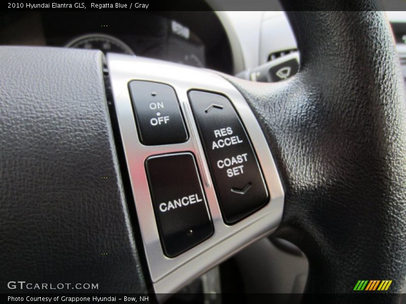 Regatta Blue / Gray 2010 Hyundai Elantra GLS