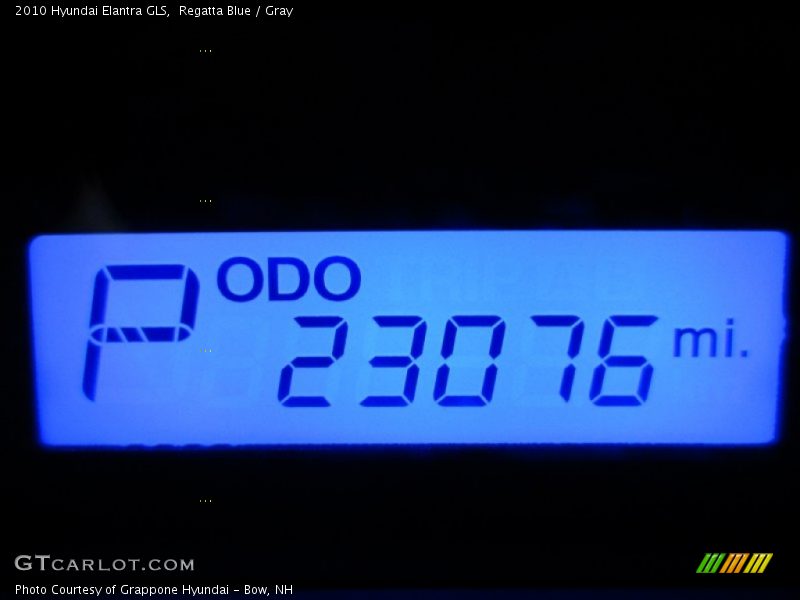 Regatta Blue / Gray 2010 Hyundai Elantra GLS