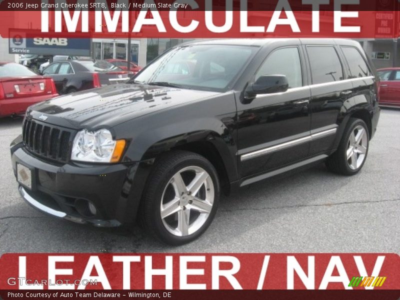 Black / Medium Slate Gray 2006 Jeep Grand Cherokee SRT8