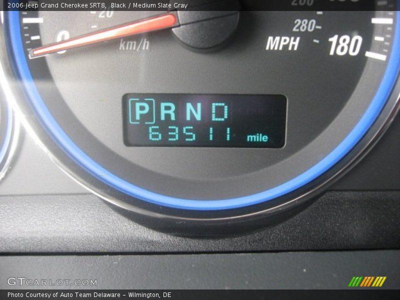 Black / Medium Slate Gray 2006 Jeep Grand Cherokee SRT8