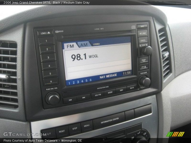 Black / Medium Slate Gray 2006 Jeep Grand Cherokee SRT8