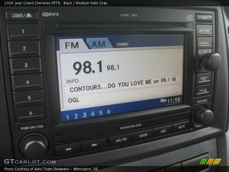 Audio System of 2006 Grand Cherokee SRT8