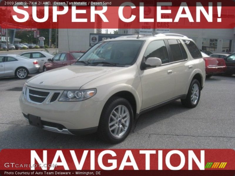 Desert Tan Metallic / Desert Sand 2009 Saab 9-7X 4.2i AWD