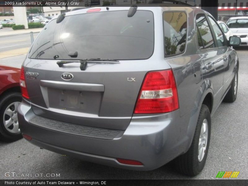 Alpine Gray / Gray 2009 Kia Sorento LX