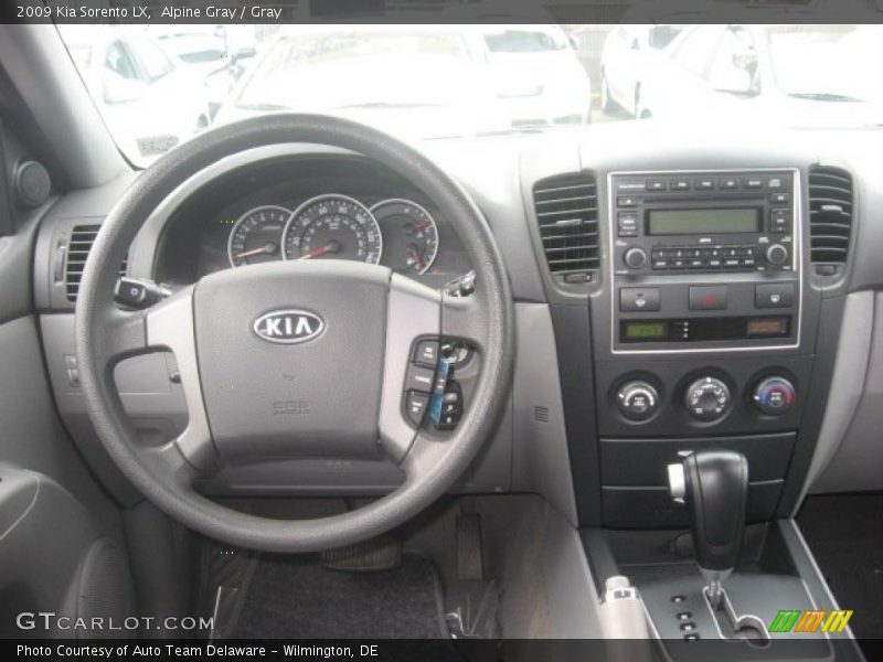 Alpine Gray / Gray 2009 Kia Sorento LX