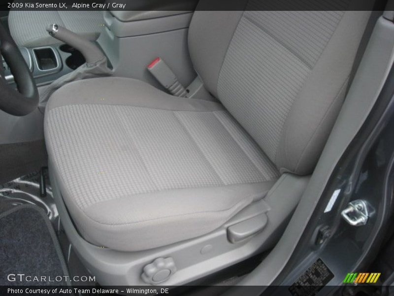 Alpine Gray / Gray 2009 Kia Sorento LX