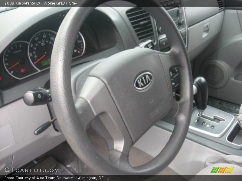 Alpine Gray / Gray 2009 Kia Sorento LX