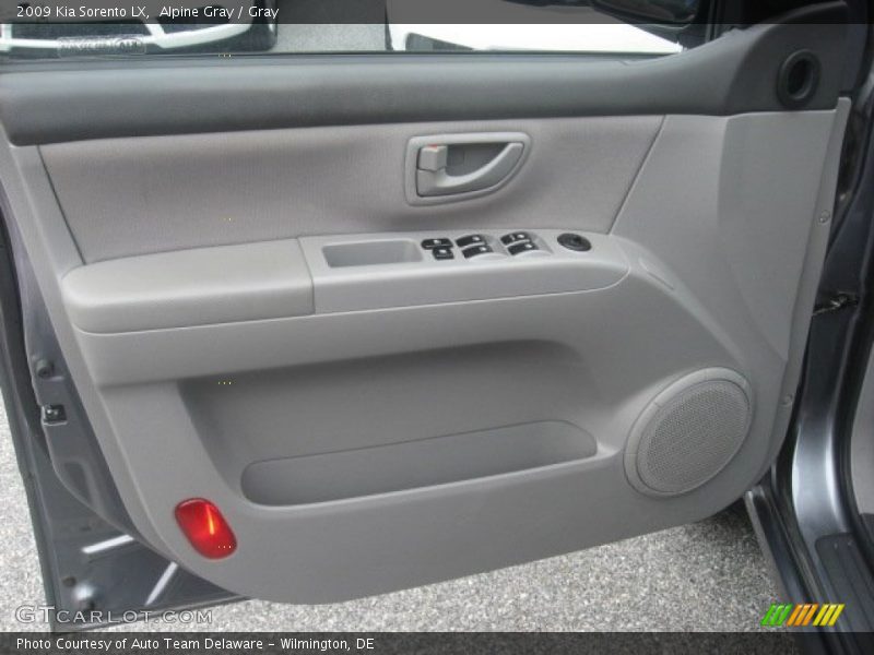 Alpine Gray / Gray 2009 Kia Sorento LX