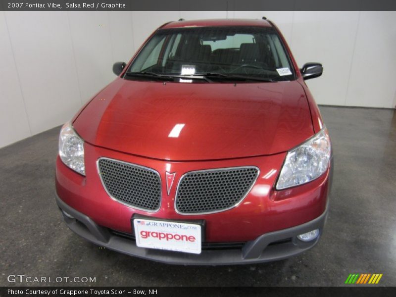 Salsa Red / Graphite 2007 Pontiac Vibe