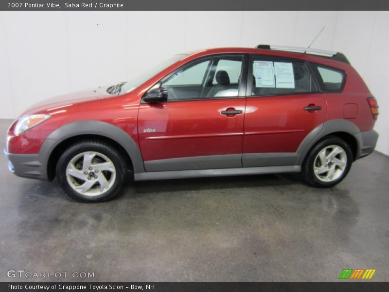 Salsa Red / Graphite 2007 Pontiac Vibe