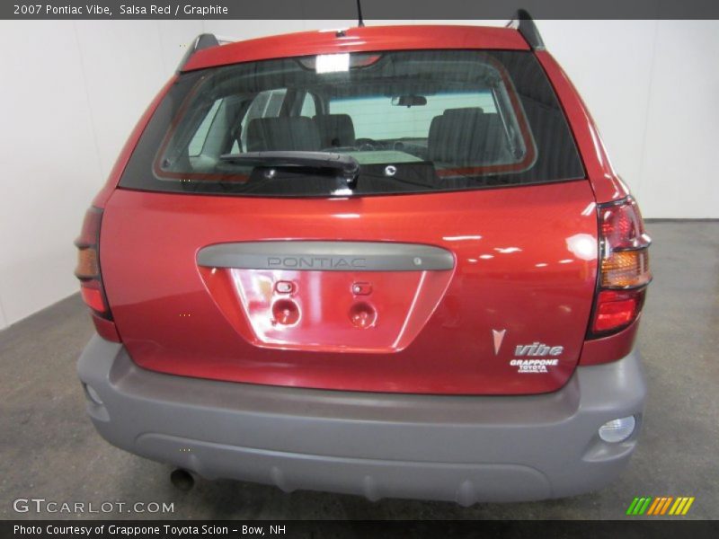 Salsa Red / Graphite 2007 Pontiac Vibe