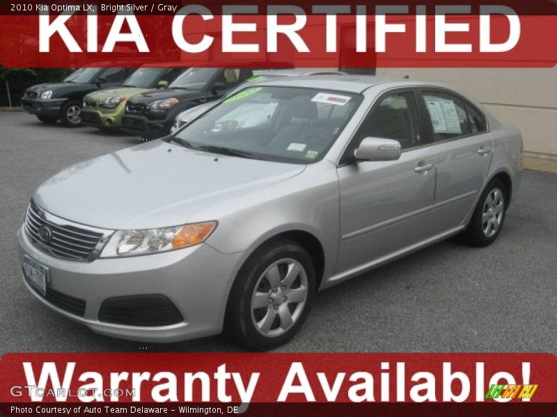 Bright Silver / Gray 2010 Kia Optima LX