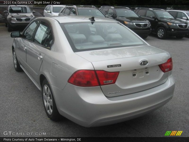 Bright Silver / Gray 2010 Kia Optima LX