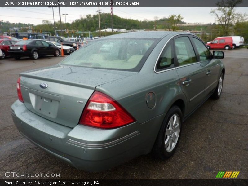 Titanium Green Metallic / Pebble Beige 2006 Ford Five Hundred SEL AWD