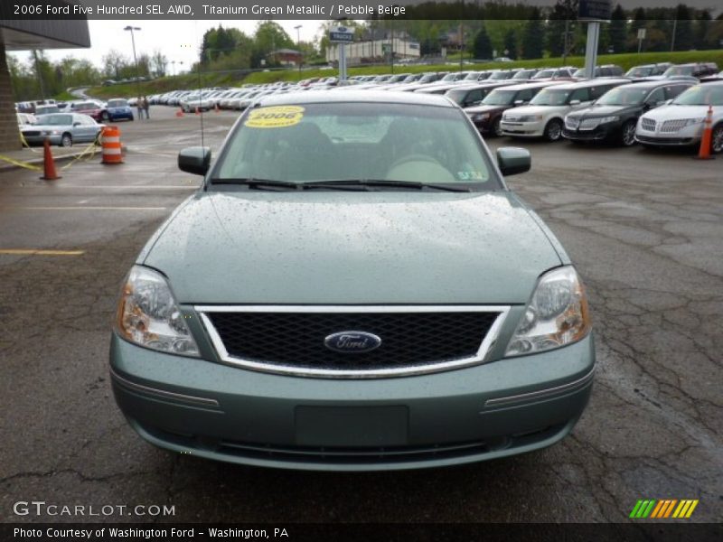 Titanium Green Metallic / Pebble Beige 2006 Ford Five Hundred SEL AWD