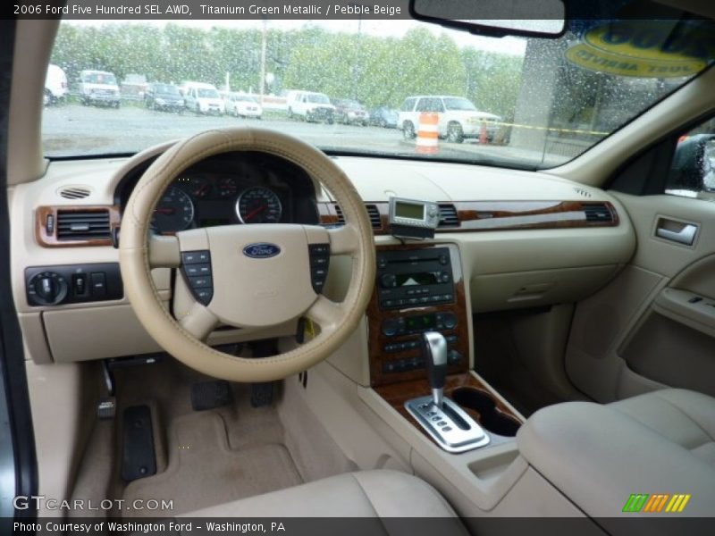 Titanium Green Metallic / Pebble Beige 2006 Ford Five Hundred SEL AWD