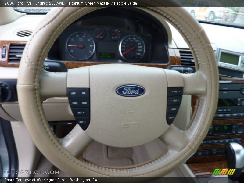 Titanium Green Metallic / Pebble Beige 2006 Ford Five Hundred SEL AWD