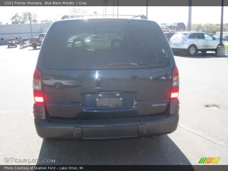 Blue Black Metallic / Gray 2001 Pontiac Montana