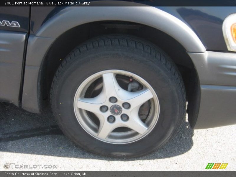 Blue Black Metallic / Gray 2001 Pontiac Montana