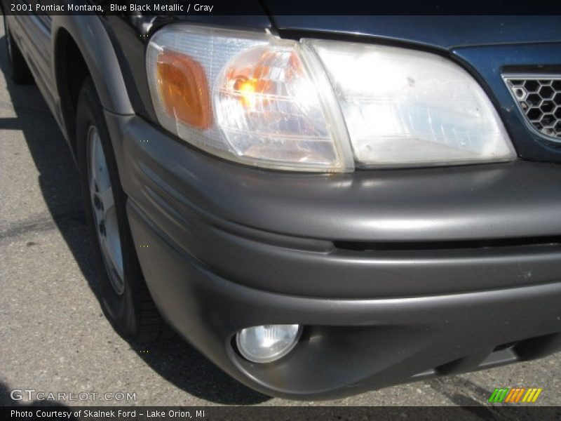 Blue Black Metallic / Gray 2001 Pontiac Montana