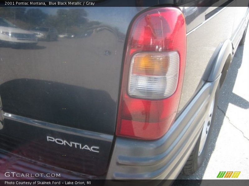 Blue Black Metallic / Gray 2001 Pontiac Montana