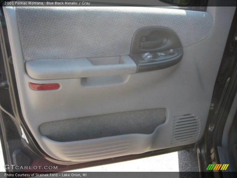 Blue Black Metallic / Gray 2001 Pontiac Montana