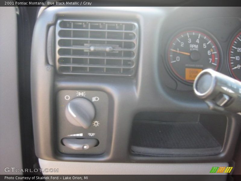 Blue Black Metallic / Gray 2001 Pontiac Montana
