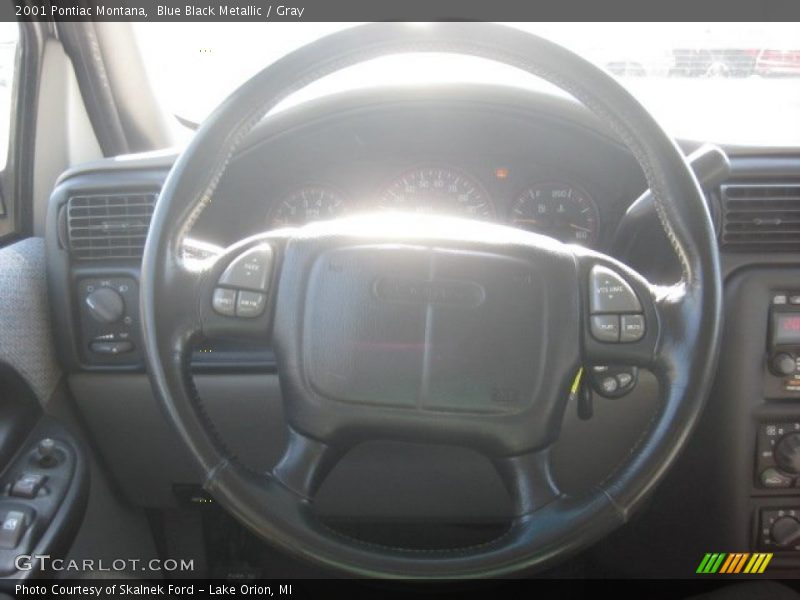 Blue Black Metallic / Gray 2001 Pontiac Montana