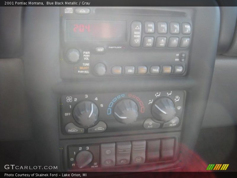 Blue Black Metallic / Gray 2001 Pontiac Montana